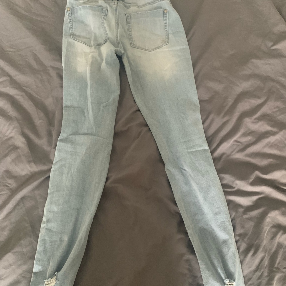 light ripped jeans